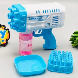 Bubble Bazooka Pro Electric 2 In 1 - Toy Device Designed For Bubble Play And Daily Entertainment Routine