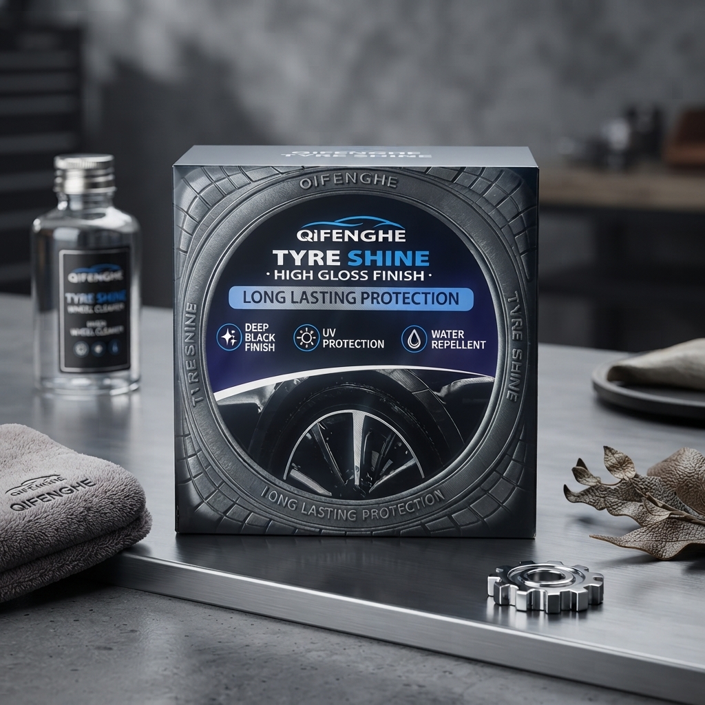 Qifenghe Tyre Shine High Gloss Finish 300G Deep Black UV Protection Water Repellent Practical Choice For Long Lasting Tyre Care - Image 2