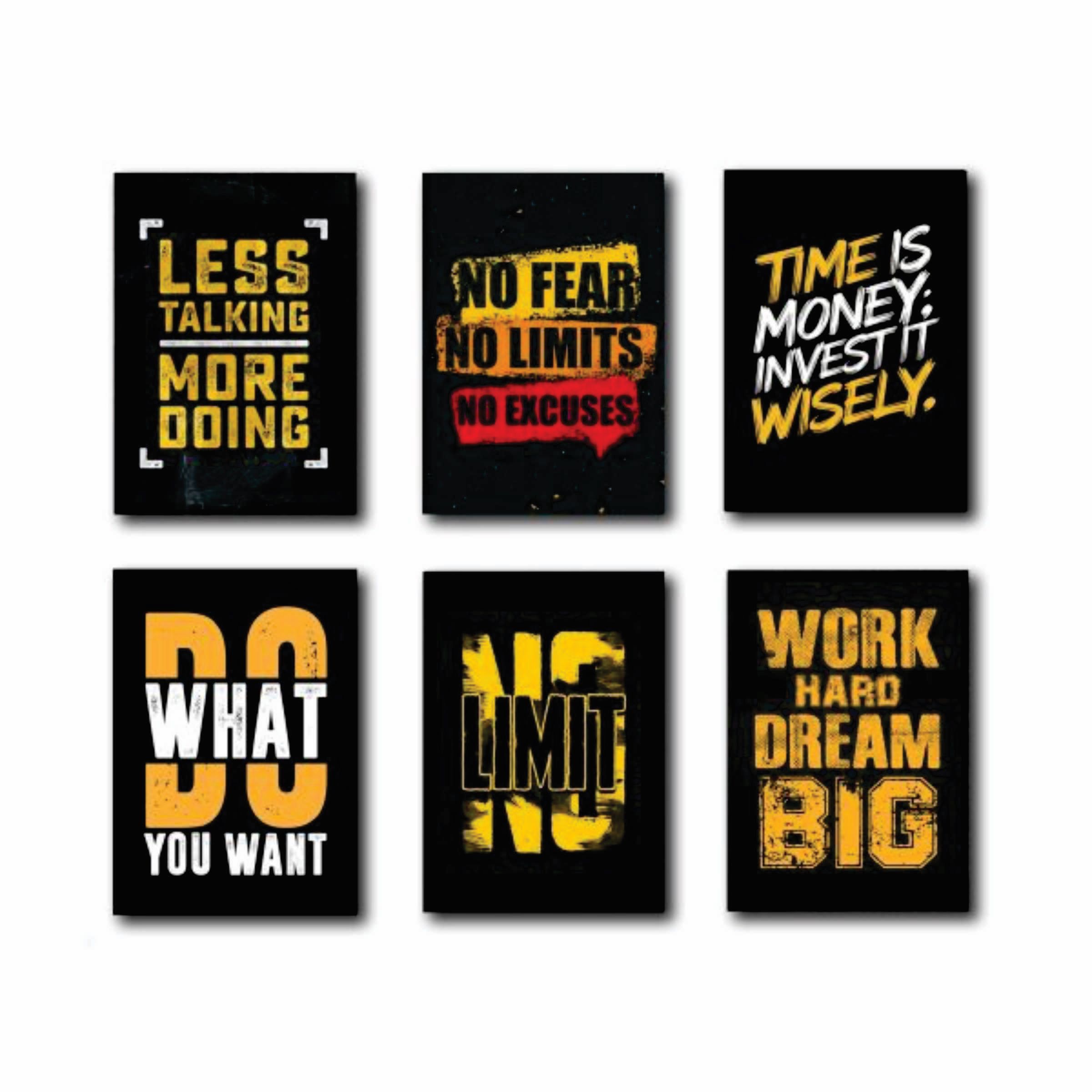 Set of 6 Premium Wall Art Photo Tiles โ Modern Home Decor Sets - Image 2