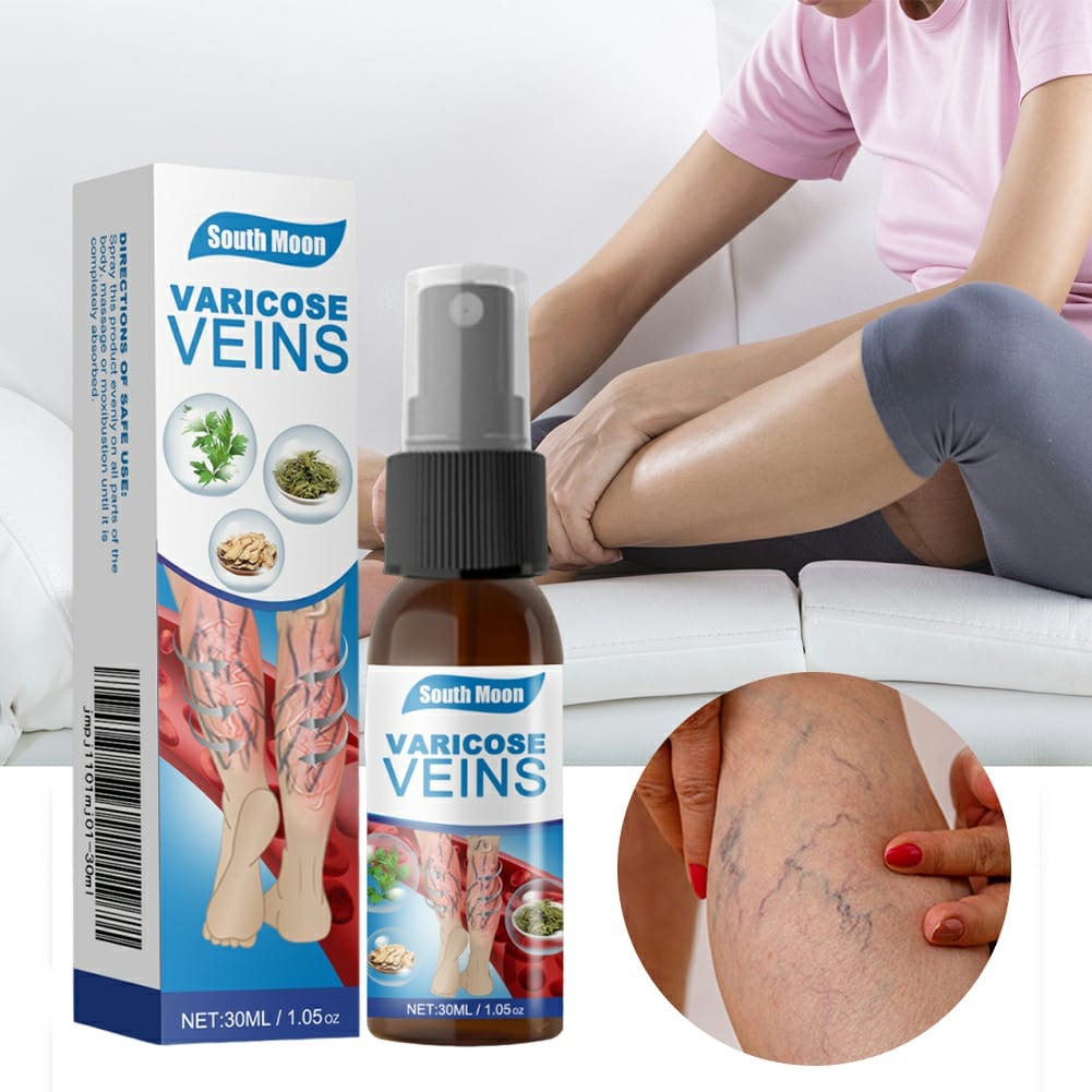 South Moon Varicose Veins Treatment Spray – 30ml Advanced Formula for Spider Veins, Leg Pain & Swelling Relief | Natural Herbal Spray for Better Circulation - Image 3