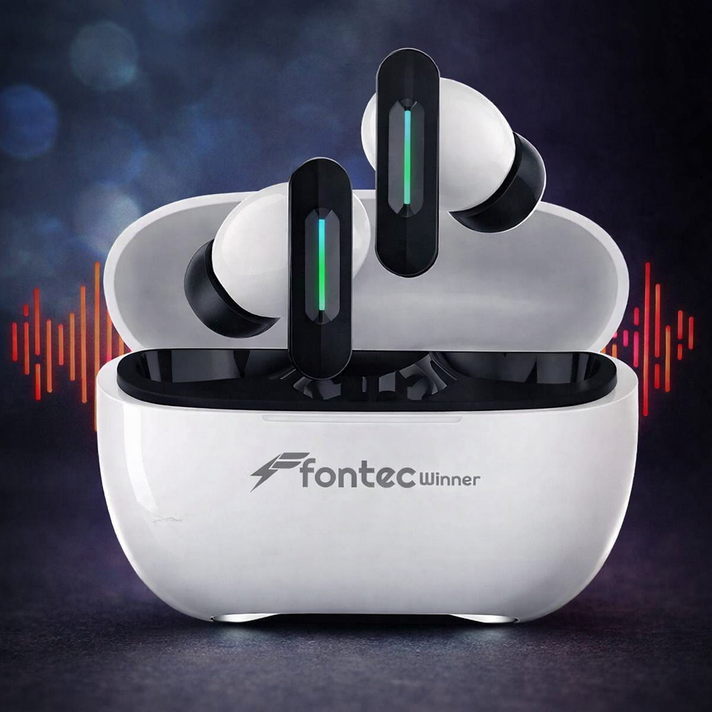 Fontec Winner TWS Wireless Earbuds โ Bluetooth 5.3 Gaming Earphones with ENC Noise Cancellation & Surround Sound - Image 2