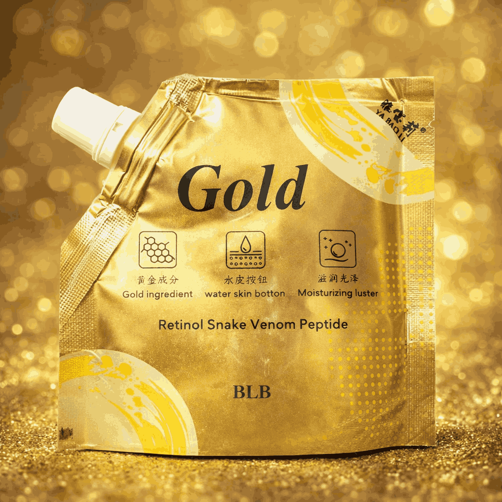 Premium 24K Gold Retinol Anti-Aging Eye Cream – Luxury Vibrating Massager Wand for Dark Circles, Puffiness & Wrinkles - 100g - Image 3