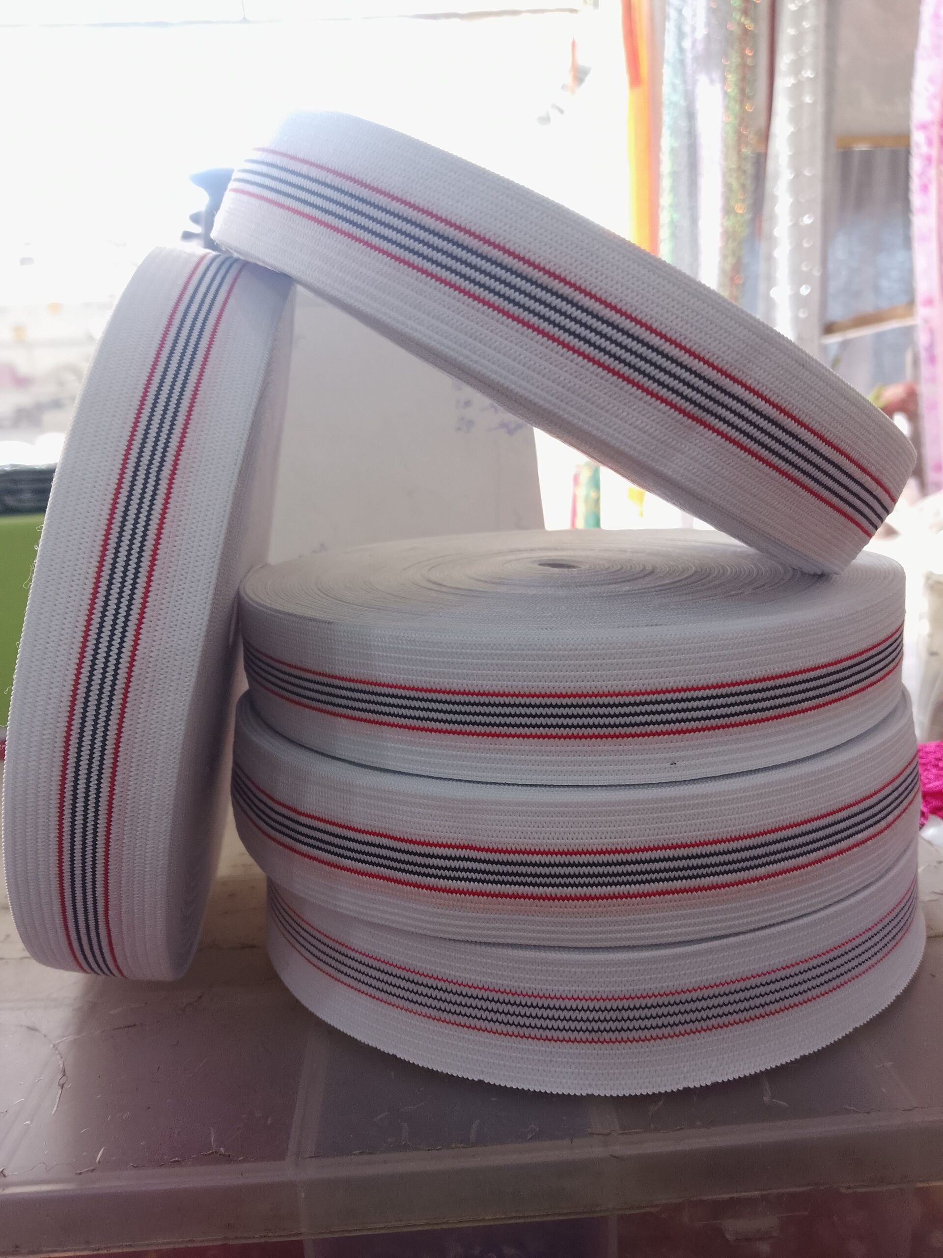 High Quality Elastic Roll 1 Inch Width 20 Yards Length Durable Flexible Perfect For Tailoring Garments And DIY Sewing Projects - Image 4