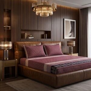 3D Crystal Cotton 3-piece Bedsheet Set AY0010047