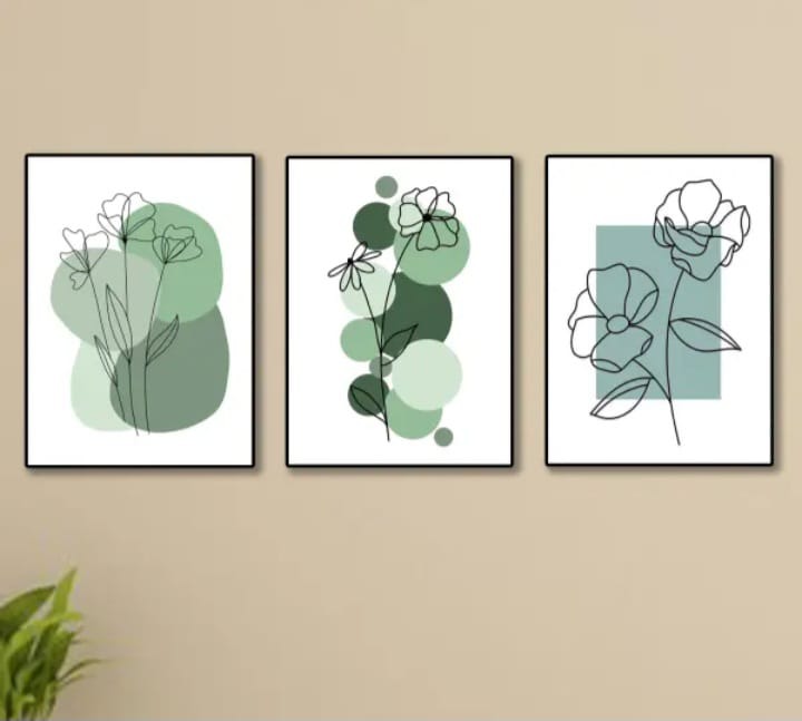Set of 3 Premium Wall Art Photo Tiles โ Modern Home Decor Sets - Image 2