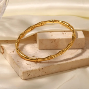 Bamboo Trending Korean Bangle - Jewelry Product Designed For Wrist Wear And Daily Ornament Routine (SKU: QRT-201)
