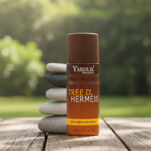 Yardlie Professional TREE D' HERMEIS Perfume Body Spray (150ml): Earthy, Woody, and Elegant Aromatic Deodorant for Men.