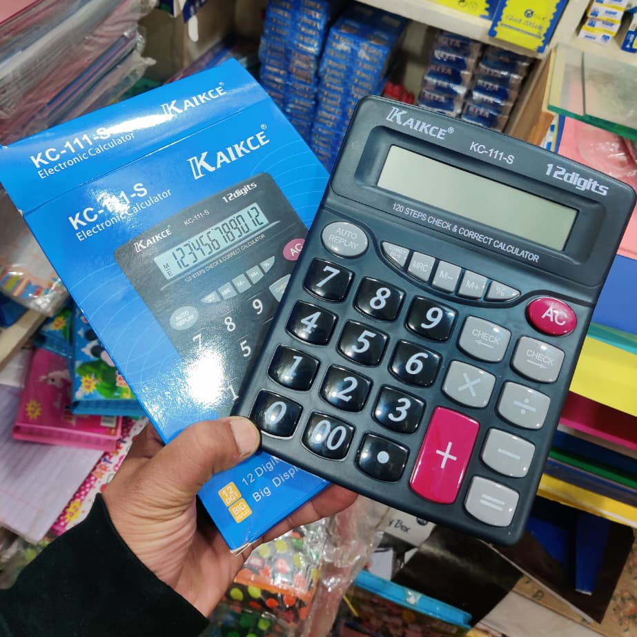 Kaikce KC 111 S Electronic Calculator Durable Quality Easy Use Clear Display Reliable Utility Compact Design - Image 6