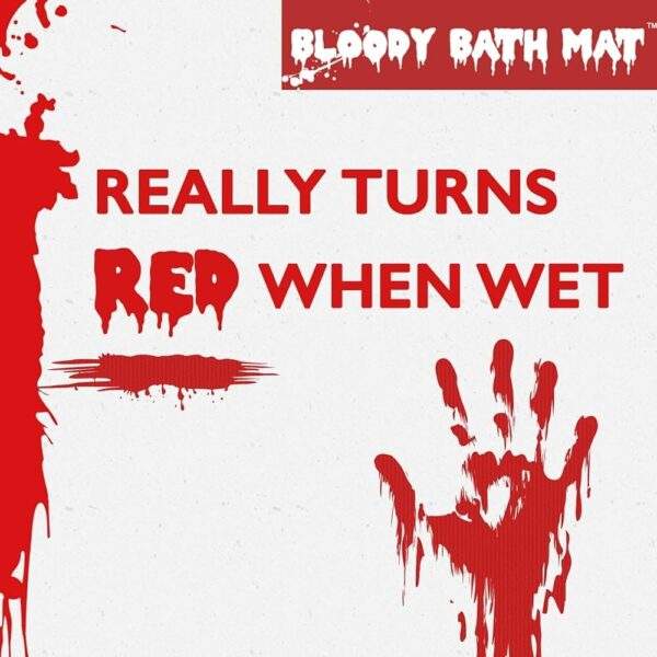 Bloody Bath Mat ,color changing Mat ,horror Mat - Image 2