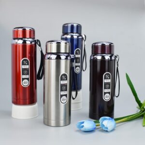 800ml / 1000ml Stainless Steel Thermos Bottle Vacuum Insulated Leakproof Water Bottle for Travel Gym Office