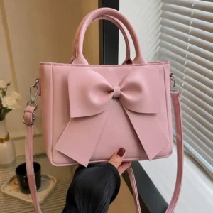 Women's Leather Plain Shoulder Bag