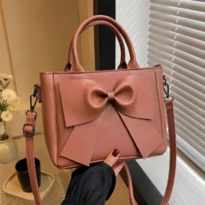 Women's Leather Plain Shoulder Bag