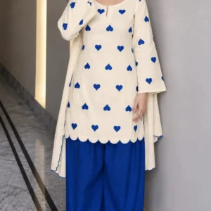 3 Pcs Women's Stitched Swiss Voile Printed Suit