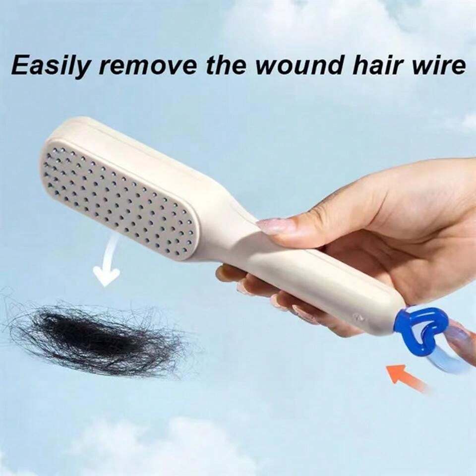 Self cleaning hair comb (random color) - Image 5