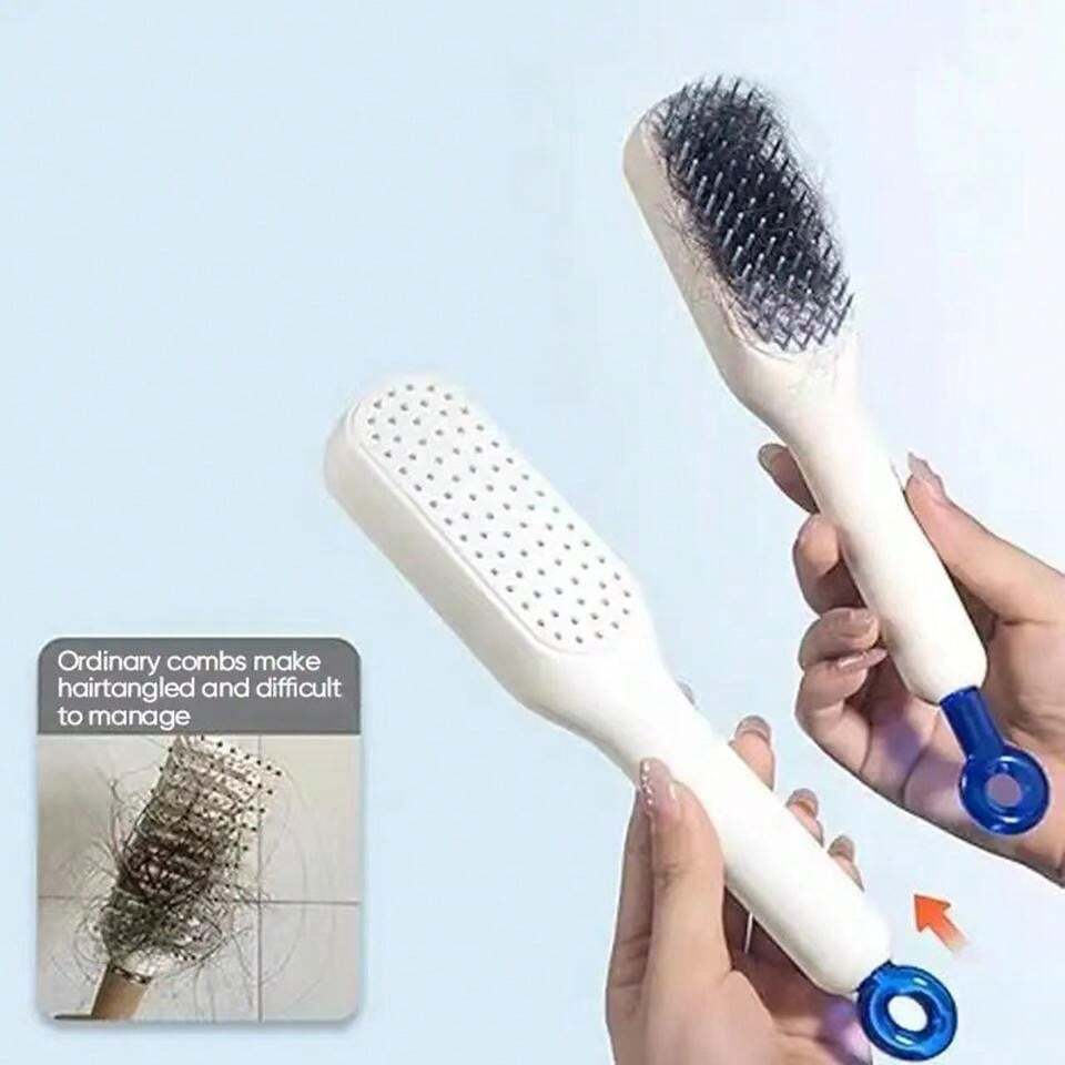 Self cleaning hair comb (random color) - Image 4