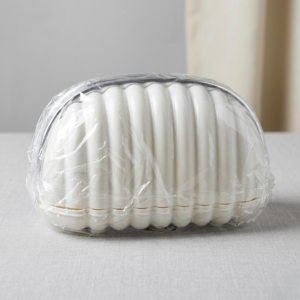 Luxury Shell Shape Tissue Box โ Elegant Wave Pattern Paper Napkin Dispenser for Home & Office Decor