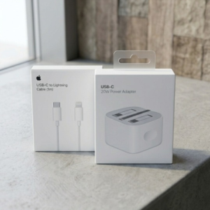 20W USB-C Power Adapter + USB-C to Lightning Fast Charging Cable (1m) Set