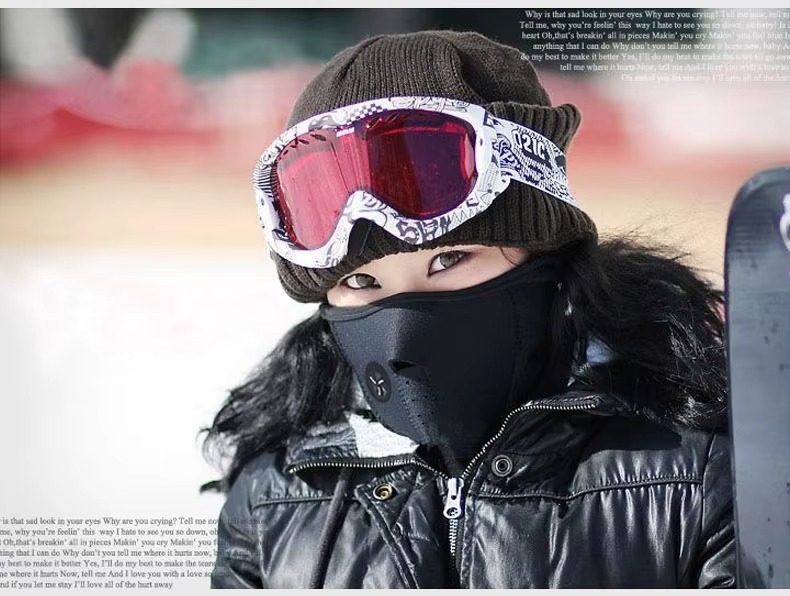 Half Face Bike Mask โ Windproof & Dustproof Cycling Face Shield - Image 4