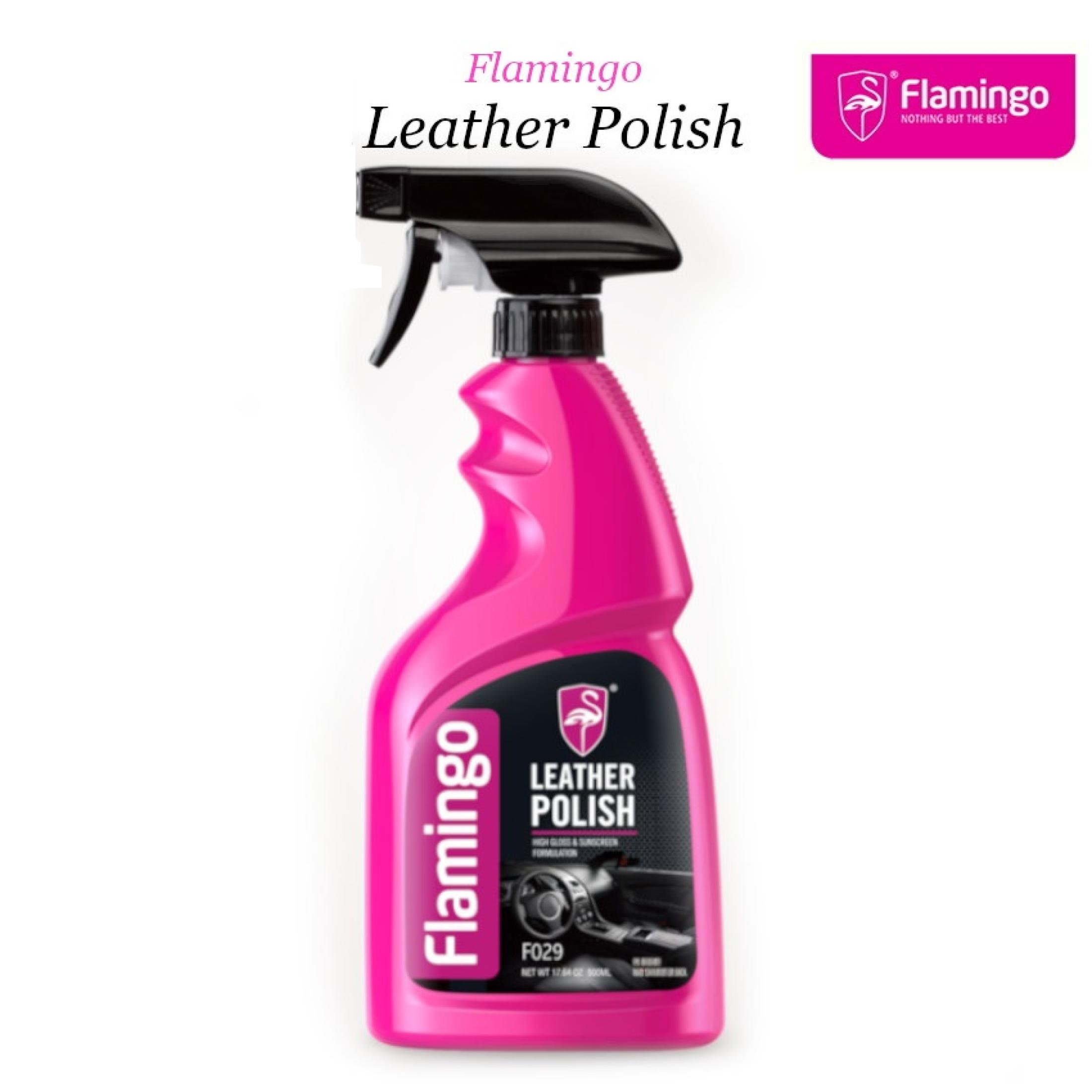 Flamingo Leather Polish 500ML โ Premium Shine & Protection for All Leather Surfaces
