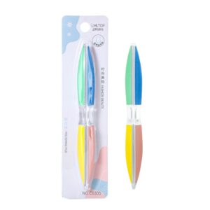 LMLTOP 4-Way Beauty Manicure Nail File & Polishing Buffer – Professional Nail Shaper & Shine Buffer