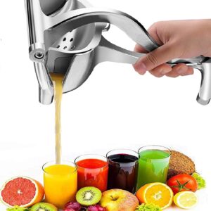 Stainless Steel Lemon & Orange Clip Handheld Fruit Juicer โ Durable Manual Portable Citrus Squeezer for Kitchen & Baby Fruit Juice