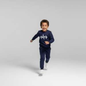 Boys Winter Casual Long Sleeve Printed Patchwork Round Neck Sweatshirt | Warm, Stylish & Comfortable Winter Wear