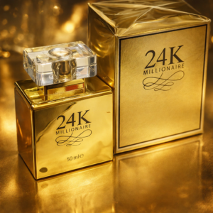 24K MILLIONAIRE Eau De Parfum for Men โ Premium Long-Lasting Luxury Gold Vaporisateur Natural Spray - 50ml