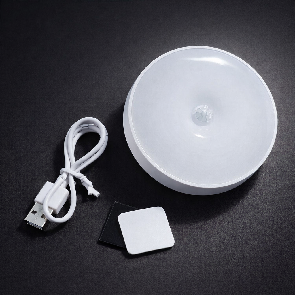 Intelligent Induction Lamp โ Smart Motion Sensor Rechargeable Wireless Night Light l Sensor With Button - Image 2