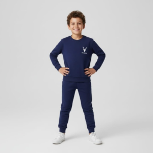 Winter Kids Markhor Printed Tracksuit | Full Sleeves Round Neck T-Shirt & Trouser Set β Warm, Stylish & Comfortable Outfit