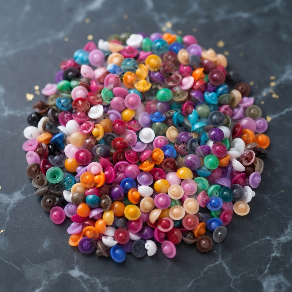 Ladies Fashion Buttons Assorted Multi Colours 500 Pcs Packet High Quality Perfect For Tailoring Embroidery And Craft Projects - Image 2