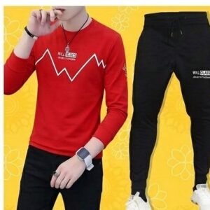 Printed T-Shirt and Trouser Summer Track Suit for Men & Boys – Comfortable Casual Two-Piece Outfit, Soft Breathable Fabric