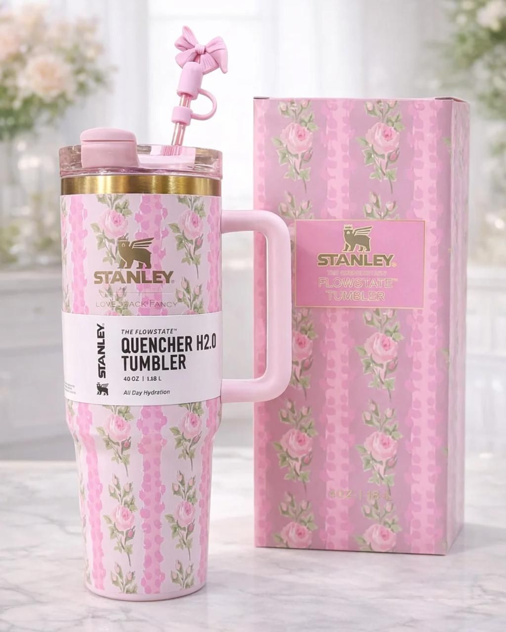 Stanley Quality Floral Tumbler 40oz