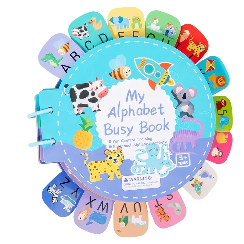 My Alphabet Busy Book โ Interactive Learning Kit for Kids with Magnetic Letters & Activity Pages - Image 4