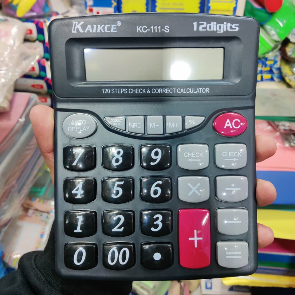 Kaikce KC 111 S Electronic Calculator Durable Quality Easy Use Clear Display Reliable Utility Compact Design - Image 4