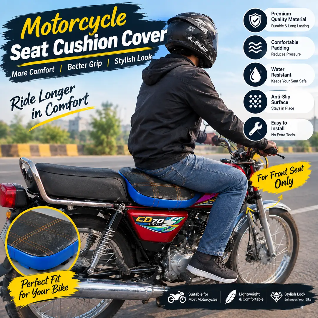 Soft Padded Bike Seat Cushion for Comfortable Riding - Image 4