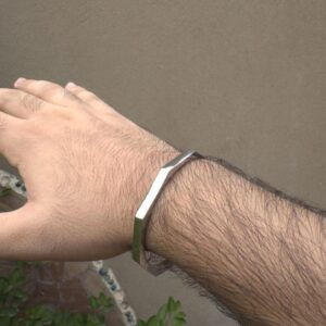 1 Pc Silver Plated Kara Bracelet