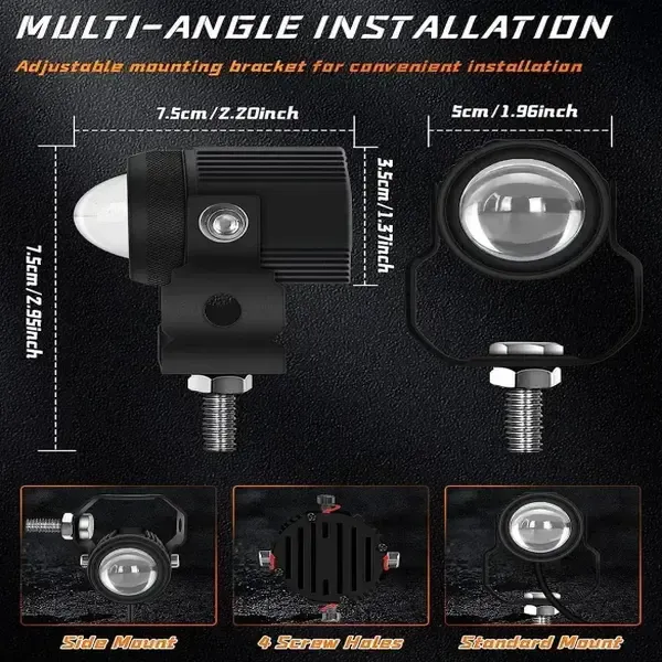 1 Pc Adjustability LED Headlight - Image 3