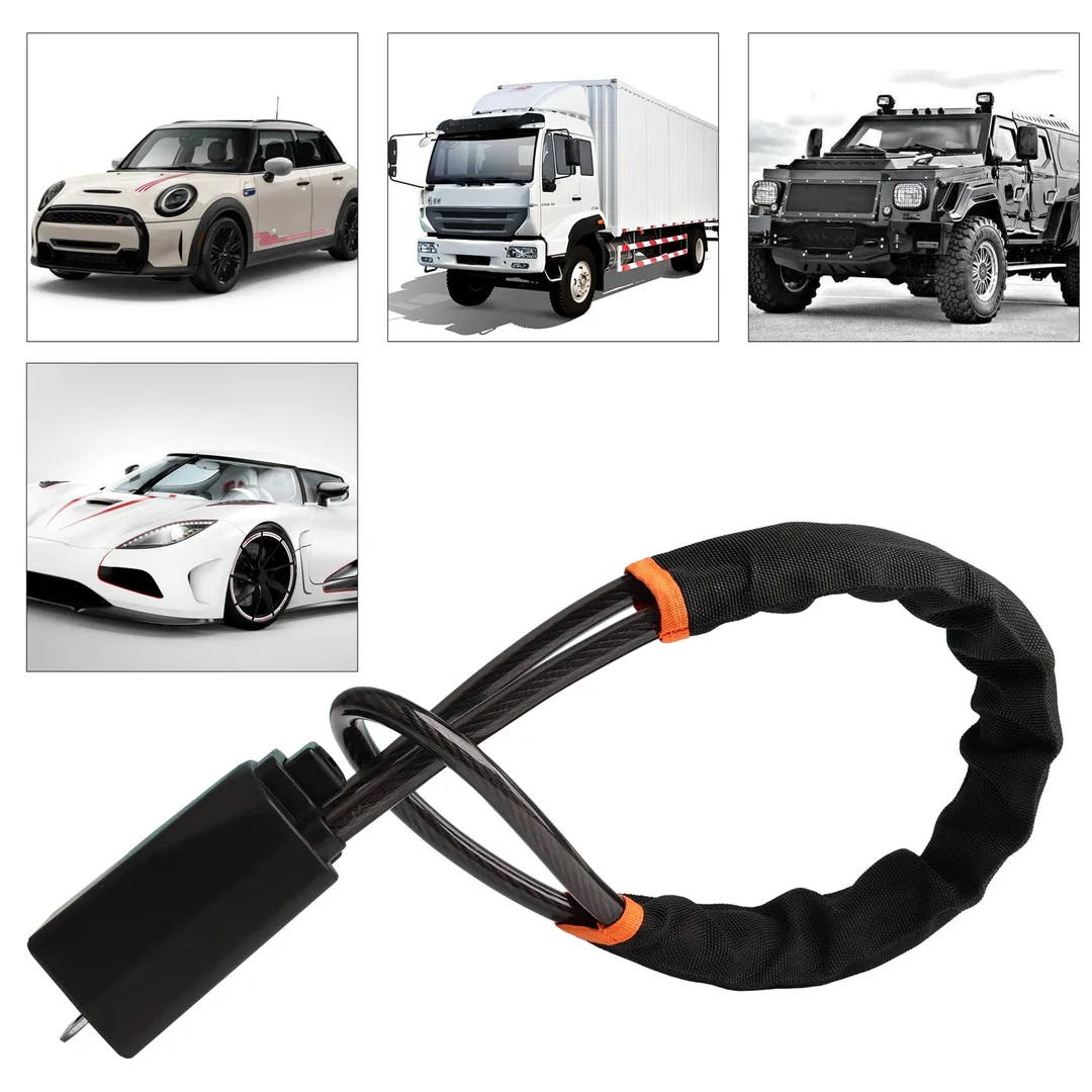 1 Pc Visibility Car Wheel Lock Universal Anti-Theft Steering Wheel Lock - Image 2