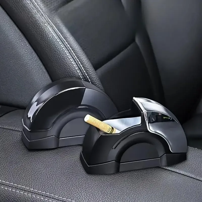 Durable Dashboard Ashtray - 1 Pc Black ABS Plastic - Image 5