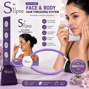 Slipne Face & Body Hair Threading System โ Manual Hair Removal Threader for Face, Eyebrows, Upper Lip & Body