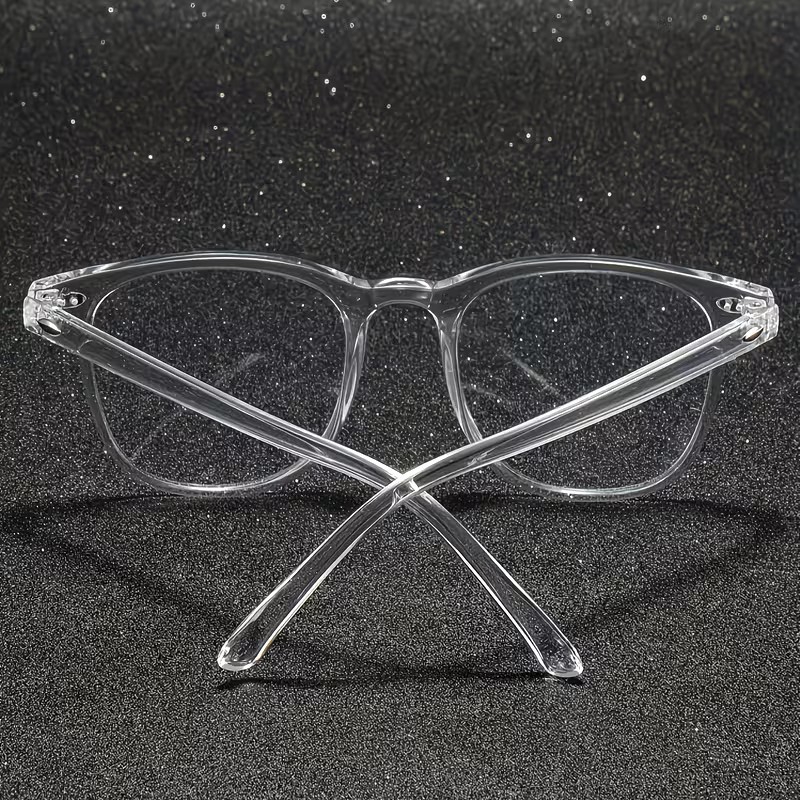 Transparent UV400 Blue Light Blocking Glasses for Men & Women | Clear Lens Computer & Mobile Eyewear | Stylish Unisex Frame with Protective Glasses Box - Image 5