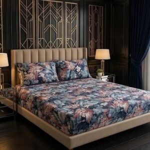 3D Crystal Cotton 3-piece Bedsheet Set AY0010035