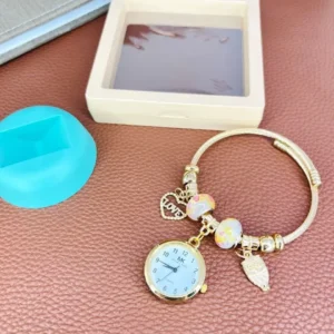Only 4 leftWomen's Chic Everyday Designer Bracelet Watch That Upgrades Any Outfit - Trendy Bracelet Best for every occasion - Random Multicolor beads - 1 PCs