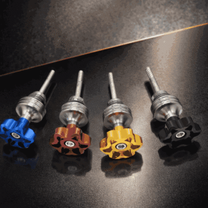 Universal CNC Aluminum Alloy Motorcycle Oil Dipstick โ Premium Engine Fuel Tank Oil Level Gauge for All Bikes (Random Color)