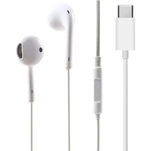 Original Gionee Type-C Handsfree With Mic | USB-C In-Ear Earphones | Hi-Fi Stereo Sound Dual Driver Earbuds | Fast & Clear Calling | Compatible With Phone 15/16/17 Series, Samsung, OnePlus, Redmi, Oppo & Huawei