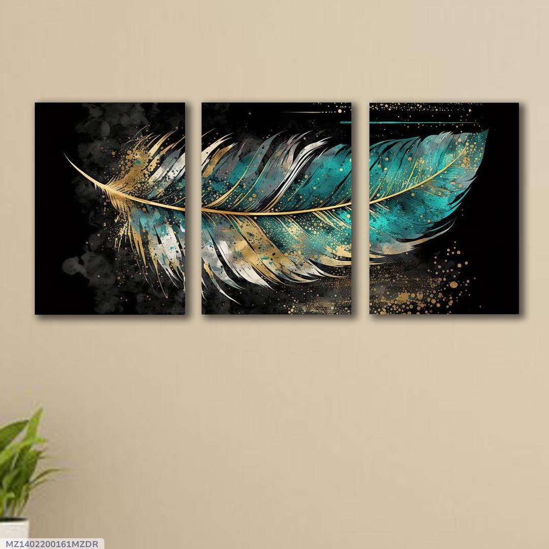 Set of 3 Premium Wall Art Photo Tiles โ Modern Home Decor Sets
