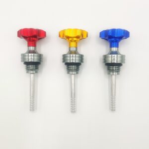 Flower Style Bike Oil Gauge for Honda CD 70 & CG 125 | Fancy Motorcycle Oil Dipstick Decoration