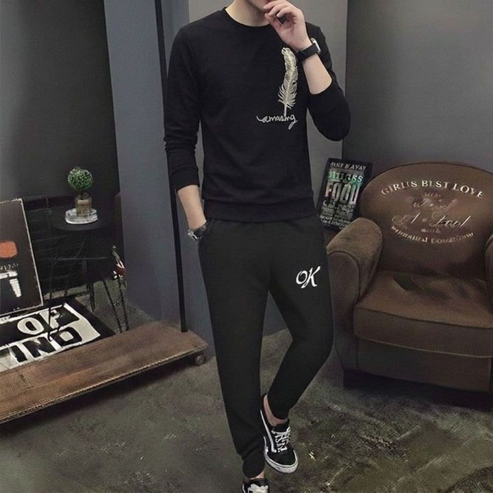 Men's Summer Full Selvee shirt & Trouser Set β Stretchable Cotton Jersey Fabric, Soft Breathable Sleeveless Top and Comfortable - Image 2