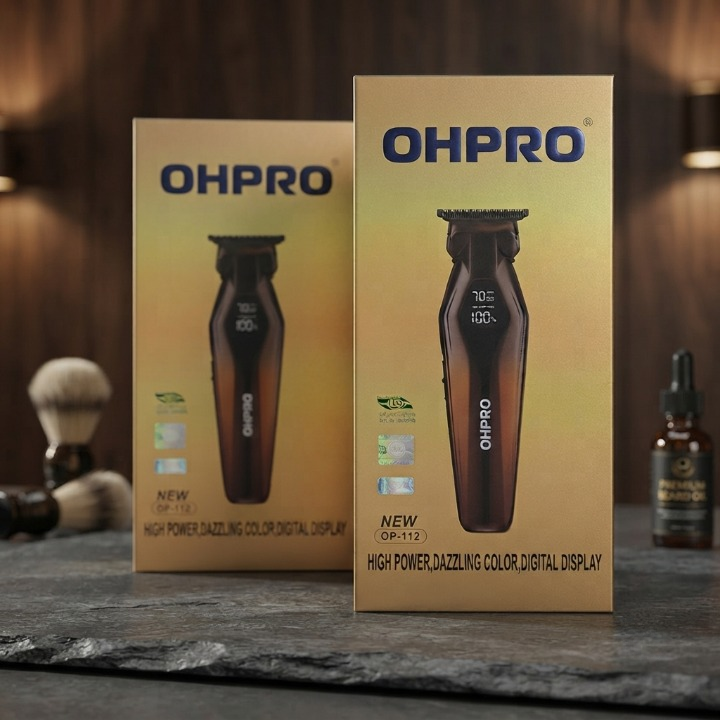 OHPRO OP-112 Cordless Hair Trimmer - Personal Care Product Designed For Grooming And Daily Hygiene Routine - Image 3