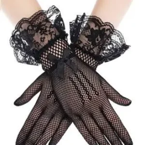 2 Pcs Nylon Textured Arm Sleeve Thumb Hole 2